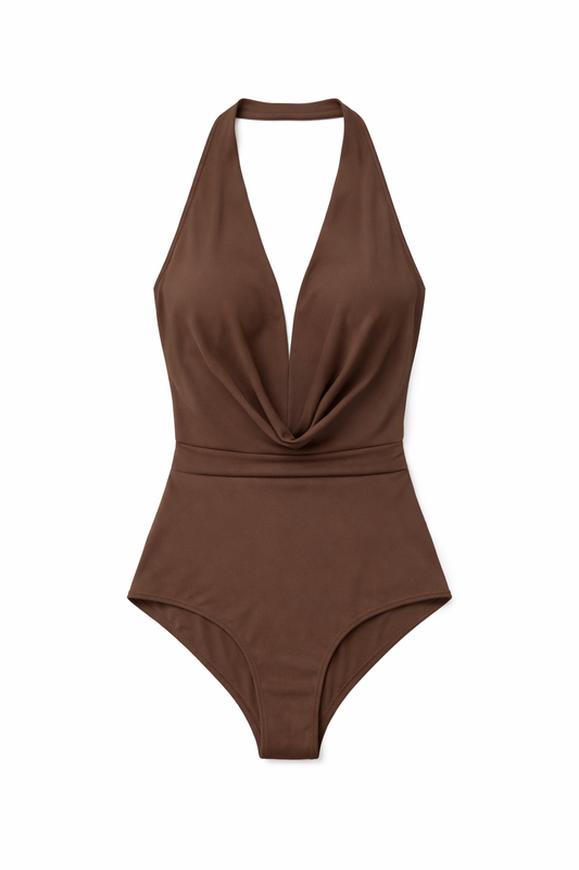 Deep V-Neck Bodysuit